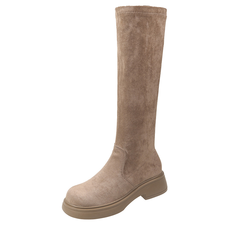 2026 Nowe jesienno-zimowe koza – Knee High Boots Women recenzja i cena